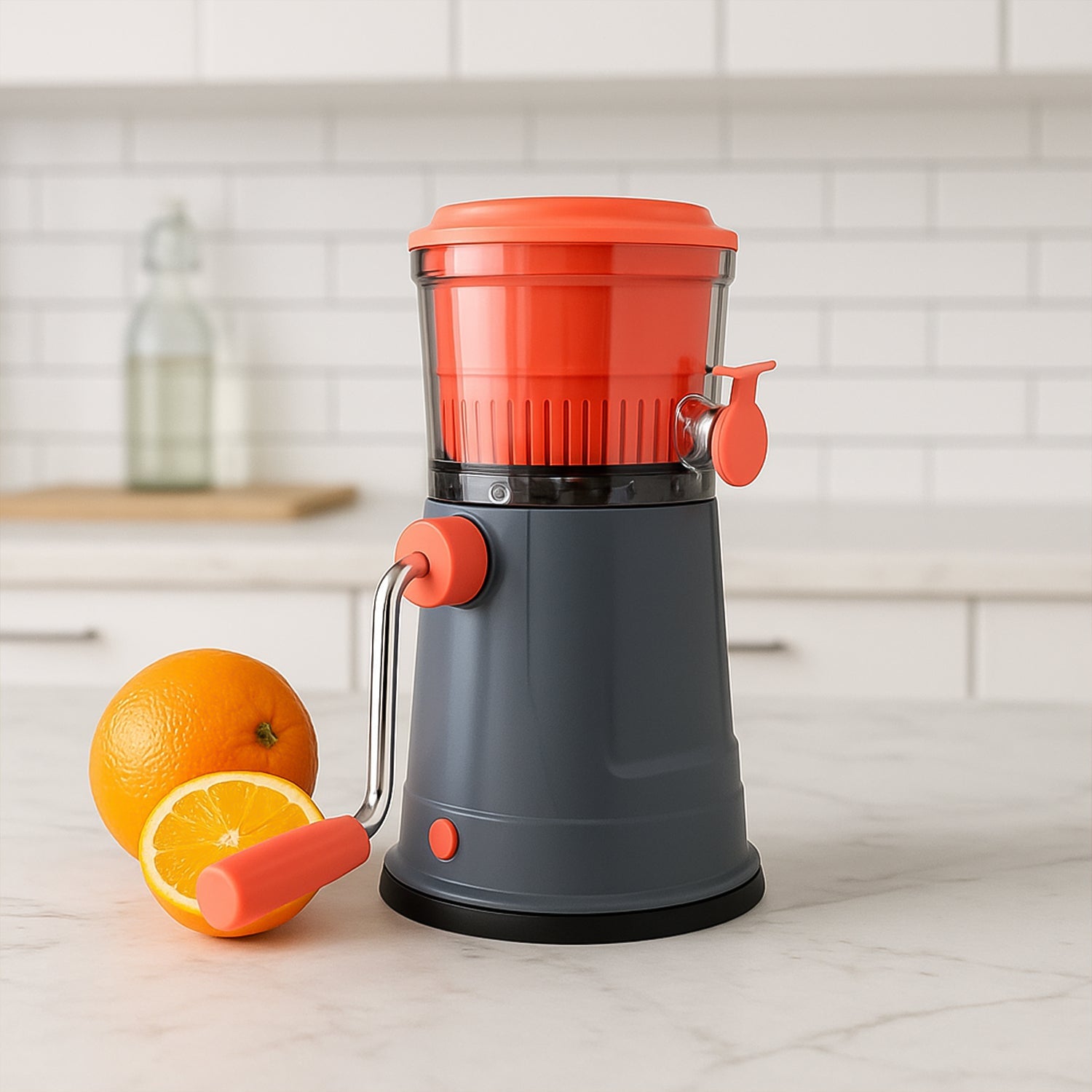 Supermom Pulpy Fruit Juicer with Extra Long Handle and Silicone Ring (1 Pc) Supermom Pulpy Fruit Juicer with Extra Long Handle and Silicone Ring (1 Pc)